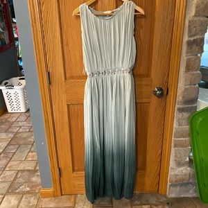 LC Lauren Conrad pleated sleeveless maxi dress